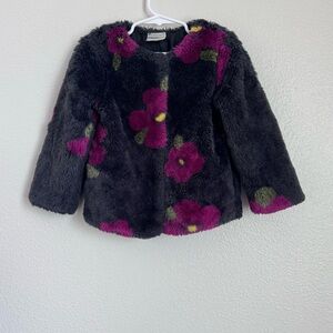 Genuine Kids From Oshkosh Floral Toddler Coat